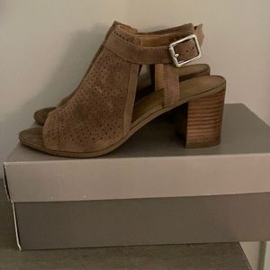 Franco Sarto Suede Harlet Sandal